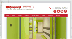 Desktop Screenshot of humphreystretton.com